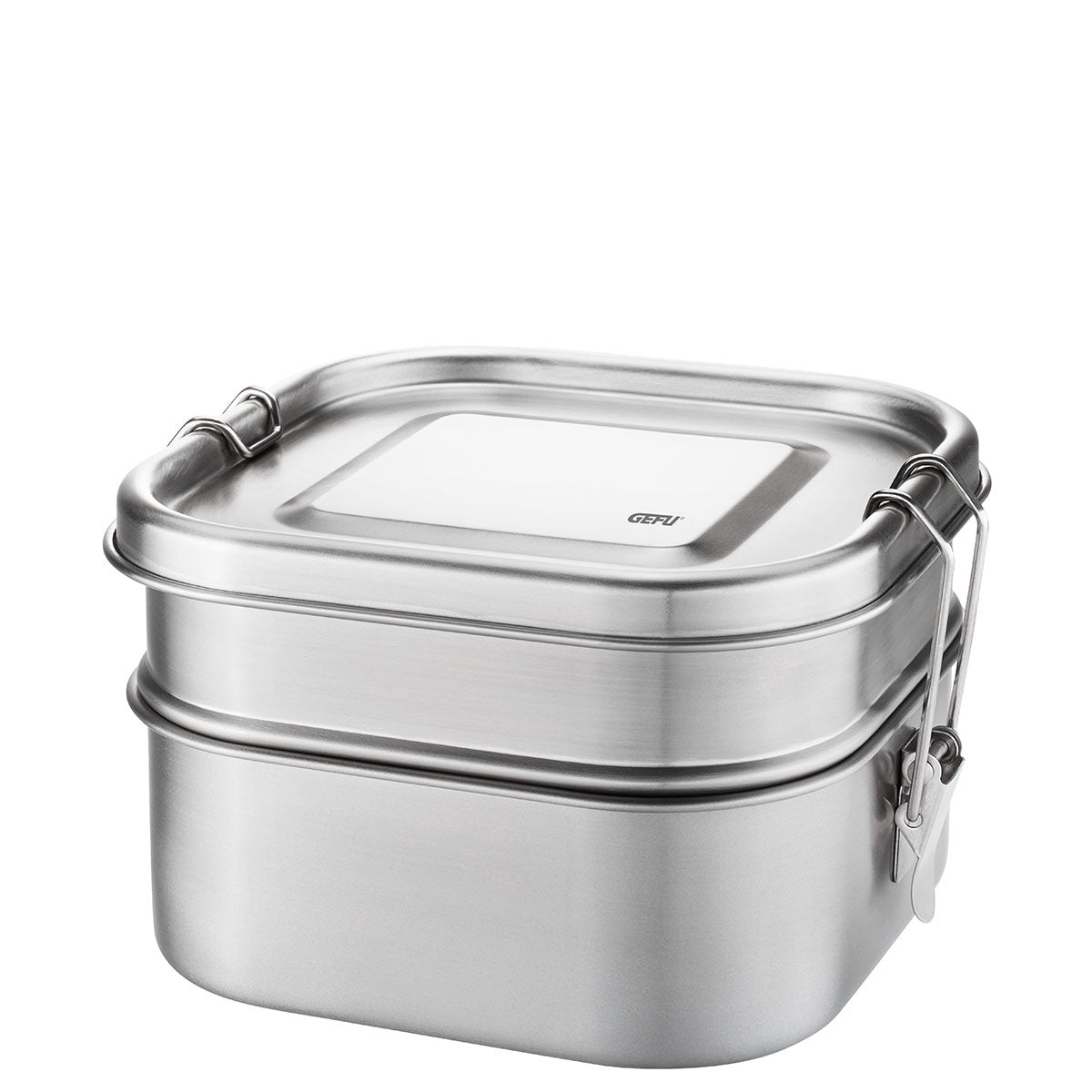 Zweischichtige Edelstahl-Bento-Lunchbox