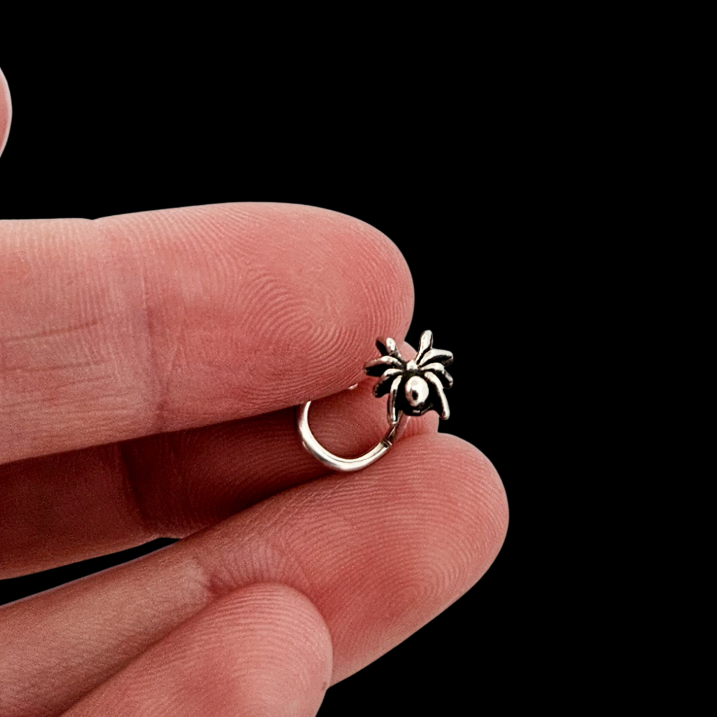 Spinnen-Nasenring für Halloween