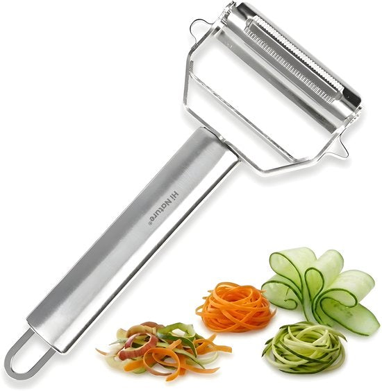 Edelstahl-Gemüseschäler mit Julienne-Klinge