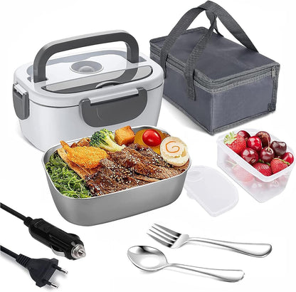 Elektrische Lunchbox aus Edelstahl für 12 V und 220 V