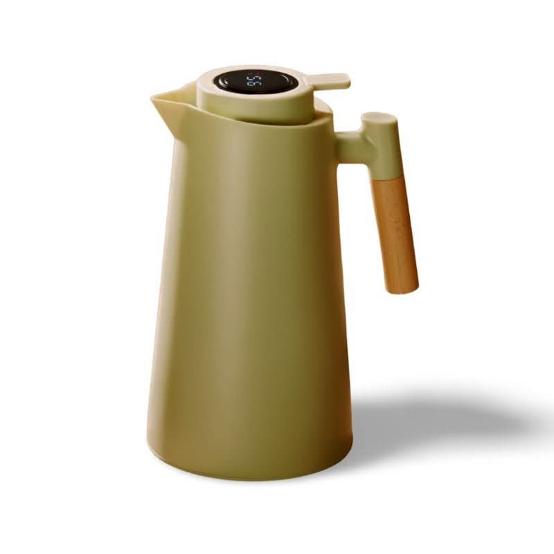 Isolierte Edelstahl-Thermokanne mit Blumendesign