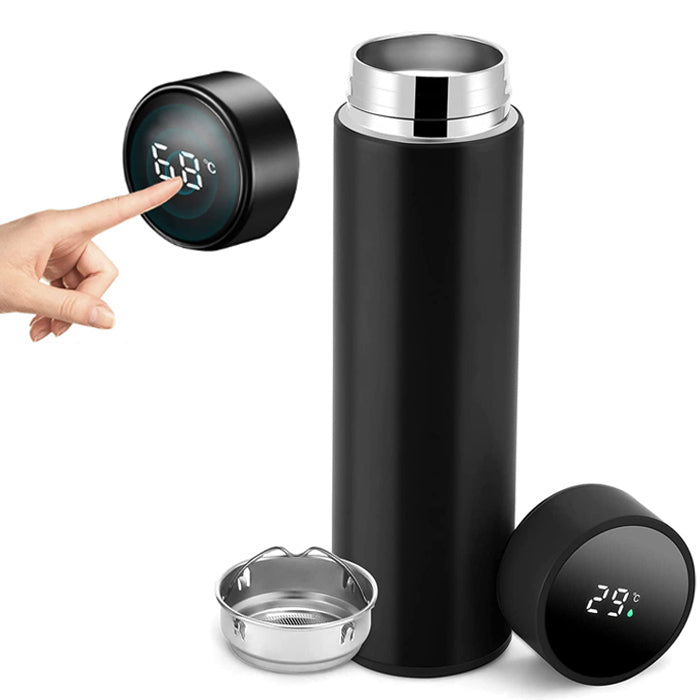 Thermosflasche mit digitaler Temperaturanzeige