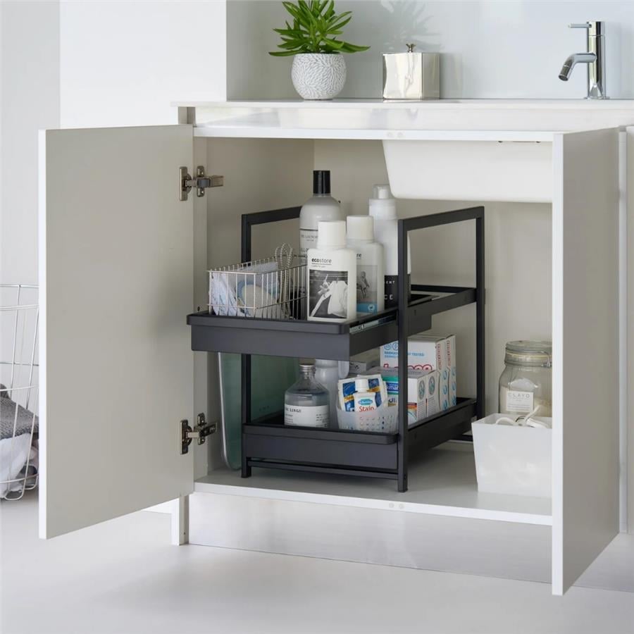 2-stufiger ausziehbarer Unterschrank-Organizer